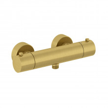 Смеситель для душа Kludi Objekta Therm E 35200N038 с термостатом золото брашированное