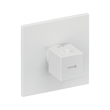 Смеситель для душа Kludi Decus 547395375 с термостатом белый матовый