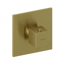 Смеситель для душа Kludi Decus 54739N075 с термостатом золото брашированное