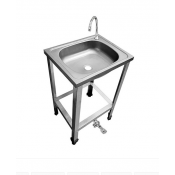 Рукомойник педальный с изливом (ножное включение) 500х400х850 мм, 20512
