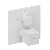 Смеситель для душа Kludi Decus 548855375 с термостатом белый матовый