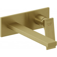 Смеситель для раковины Kludi Decus 54245N075 золото брашированное