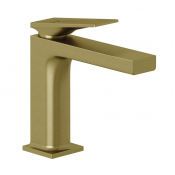 Смеситель для раковины Kludi Decus 54282N075 золото брашированное