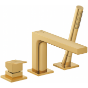 Смеситель на борт ванны Kludi Decus 54448N075 золото брашированное