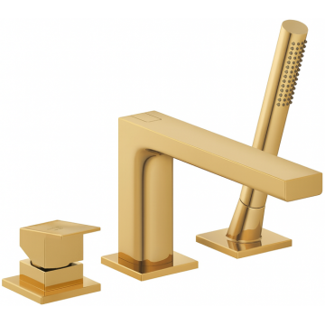 Смеситель на борт ванны Kludi Decus 54448N075 золото брашированное