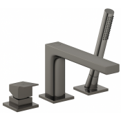 Смеситель на борт ванны Kludi Decus 54448N275 оружейная сталь