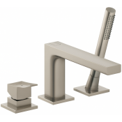 Смеситель на борт ванны Kludi Decus 54448N575 никель брашированный