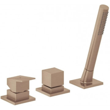 Смеситель на борт ванны Kludi Decus 54447N175 бронза брашированная