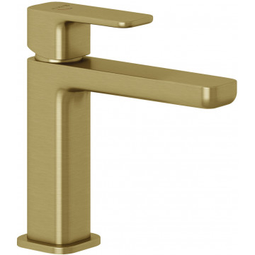 Смеситель для раковины Kludi Renon 42289N075 золото брашированное