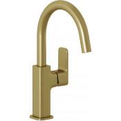 Смеситель для раковины Kludi Renon 42027N075 золото брашированное