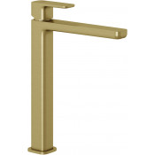 Смеситель для раковины Kludi Renon 42298N075 золото брашированное