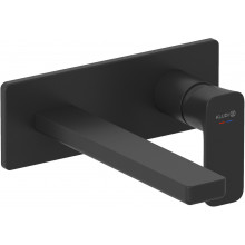 Смеситель для раковины Kludi Renon 422443975 черный матовый