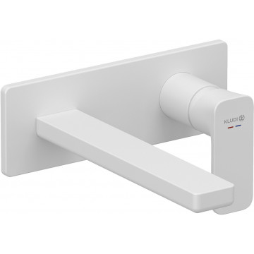 Смеситель для раковины Kludi Renon 422445375 белый матовый