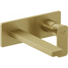 Смеситель для раковины Kludi Renon 42244N075 золото брашированное