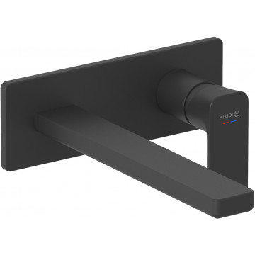 Смеситель для раковины Kludi Renon 422453975 черный матовый