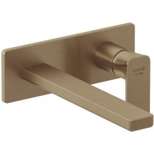 Смеситель для раковины Kludi Renon 42245N175 брашированная бронза