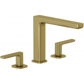 Смеситель для раковины Kludi Renon 42393N075 золото брашированное