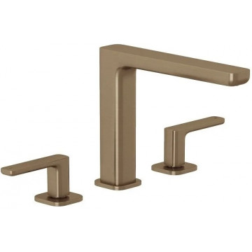 Смеситель для раковины Kludi Renon 42393N175 брашированная бронза