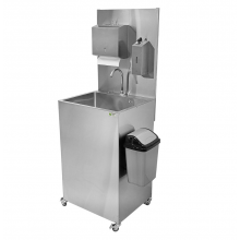 Рукомойник автономный передвижной, дозатор сенсор, диспенсор, ведро, 2 емкости, подсветка, 25450