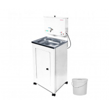 Раковина передвижная, бачок с подогревом, со сливной емкостью, 480х540х1360 мм, 23235