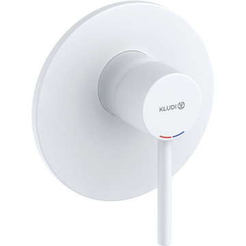 Смеситель для душа Kludi Bozz 387555376 белый матовый