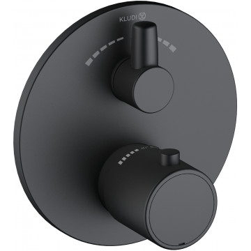 Смеситель для ванны Kludi Zenta SL 388103945 черный матовый