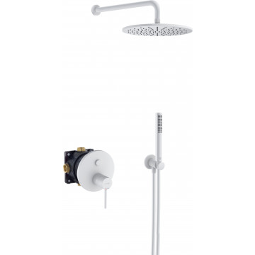 Душевая система Kludi Bozz 386585376 белый матовый