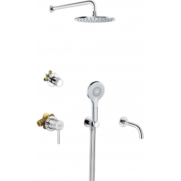 Душевая система Kludi Bozz 386340576 хром