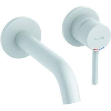 Смеситель для раковины Kludi Bozz 382445376S белый матовый