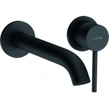 Смеситель для раковины Kludi Bozz 382453976S черный матовый