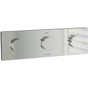 Смеситель для душа Kludi PushTronic 3830005-00 электронный с термостатом хром