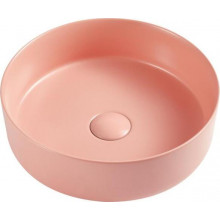 Раковина D&K Matrix DT1391504 35.5х35.5 розовый матовый