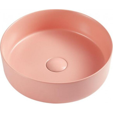 Раковина D&K Matrix DT1391504 35.5х35.5 розовый матовый