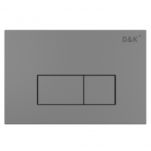 Клавиша смыва D&K Rhein DB1499006 графит
