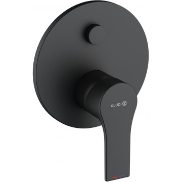 Смеситель для ванны Kludi Zenta SL 487593965 черный матовый