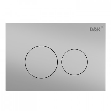 Клавиша смыва D&K Bayern DB1529002.2 матовый хром
