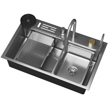Мойка кухонная многофункциональная DQ DKS754604 сатин