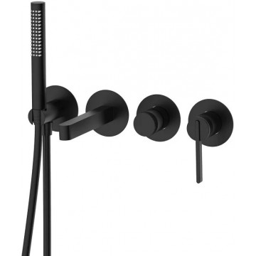 Смеситель для ванны DQ Bonn DA1704805 черный матовый