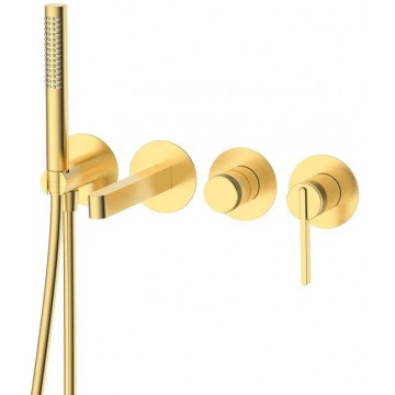 Смеситель для ванны DQ Bonn DA1704807 матовое золото