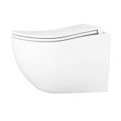 Унитаз подвесной DQ München DT1566516 с сиденьем микролифт белый