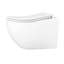 Унитаз подвесной DQ München DT1566516 с сиденьем микролифт белый