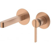 Смеситель для раковины DQ Bonn DA1704433 брашированное розовое золото