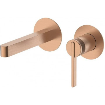 Смеситель для раковины DQ Bonn DA1704433 брашированное розовое золото