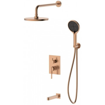 Встраиваемая душевая система DQ Bonn DA1705633 брашированное розовое золото