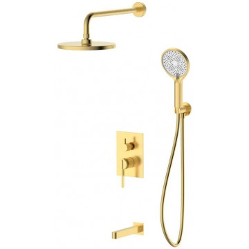 Встраиваемая душевая система DQ Bonn DA1705607 матовое золото
