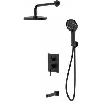 Встраиваемая душевая система DQ Bonn DA1705605 черный матовый