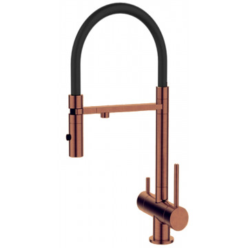 Смеситель для кухни DQ Kitchen DA1462502Rose розовое золото