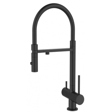 Смеситель для кухни DQ Kitchen DA1462505Black черный матовый