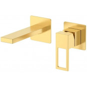 Смеситель для раковины DQ Dortmund DA1714407 матовое золото