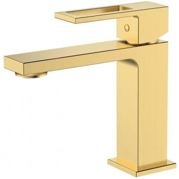 Смеситель для раковины DQ Dortmund DA1712107 матовое золото
